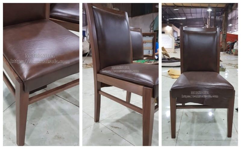 Nhận sản xuất các sản phẩm ghế ăn hiện đại từ gỗ óc chó cho dự án, công trình trên tất cả tỉnh thành cả nước.